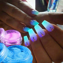 12boxes/set Neon Phosphor Powder Nail Glitter Powder 12 Colors Dust Luminou K6U7