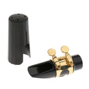 Soprano Saxophone Mouthpiece + Protective Cap + Sax Ligature Clip Set