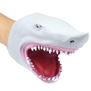 Plastic Shark Hand Puppet for Story TPR Animal Head Gloves Kids Toys Gift