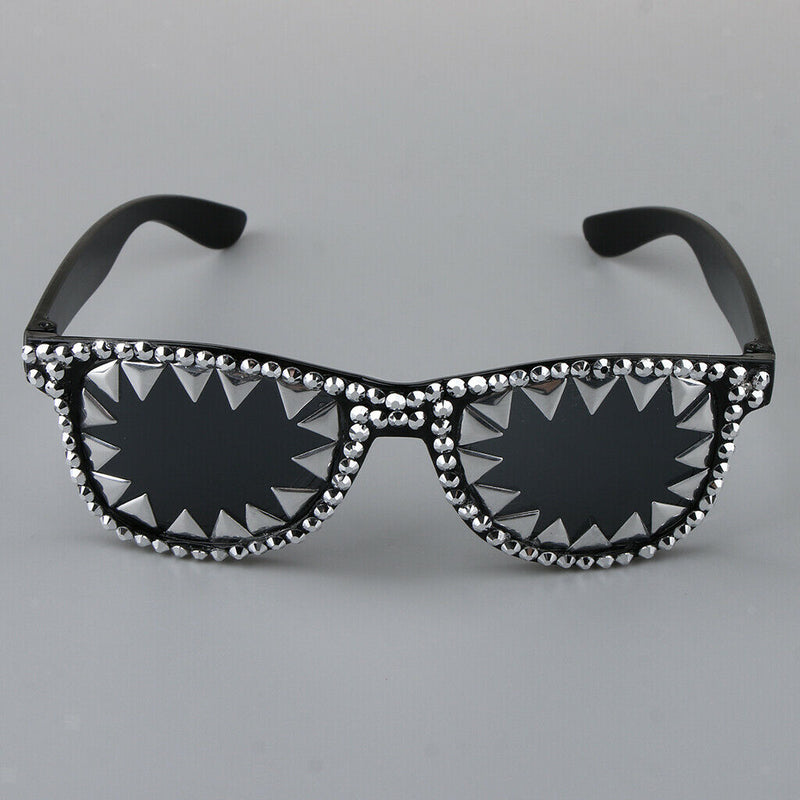 Novelty Party Rivet Sunglasses Gothic Punk Glasses Cool Costumes Photo Props
