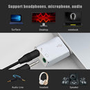 CableDeconn 5.1 Channel USB to 3.5mm Jack Audio External Sound Card Adapter