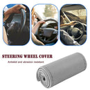 Car Steering Wheel Braid On Leather Case with Needle+Thread for Diameter 38cm