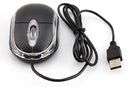 Black B Wired Optical Light Scroll Wheel Mice Mouse for PC Laptop Computer TDES