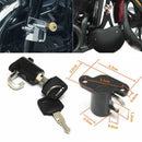Black Helmet Lock for Suzuki Parts Practical Motorbike Accessories