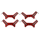 4 Pack 90 Degree Right Angle Clip Corner Clamp Photo Picture Frame Clamps