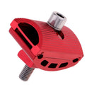 Bicycle Seat Post Clamp Bike Cycling Tube Clip Single Rod Head Parts Red