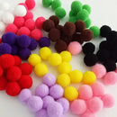100Pcs 1cm Wool Felt Balls Handmade Beads Nursery DIY Craft Christmas Decor