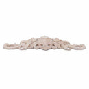 European Style Real Rubber wood Long Floral Carving Applique Home Decoratio