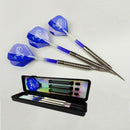 3Pcs/Set Professional Darts Free Carry Box 19G Steel Tip Darts With Darts S