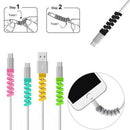 4Pcs Charging Cable Protector Saver Cover For USB Date Line Protective Sle 3C