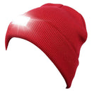 2pcs Soft LED Beanie Camping Cotton Knitted Hat Women Men Fishing Head Warmer
