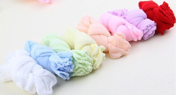 5 Pair Cute Newborn Baby Girls Boys Soft Socks Mixed Color Xmas Gift OZ