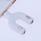 3.5mm Stereo Audio Jack Earphone Headphone 2 Way U Splitter Adapter