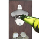 1Pcs Creative Retro Wall-Mounted Bar Beer Glass Bottle Opener Home Decorati