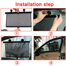 2 Pcs Car Side Window Baby Sun Shade Retractable Shield Cover Roll Curtain Visor