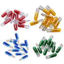 50PCS LED Light Car Instrument Bulb T5 12V 1.2W Central Control Indicator Light