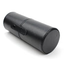 Black Makeup Brush Pen Travel Leather Storage Empty Holder Cosmetic Cup Case Box