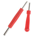 2Pcs Car Motorcycle Tyre Valve Core Wrench Removal Tool Dual End Installation-3C