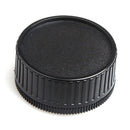 1 Set Rear Lens Cap And Body Cap Cover For Leica M LM camera Black Plasti dsss