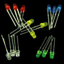 100Pcs/Set 3mm 5 Colours LED Lights  Diffused Assorted Superbright LEDã€ JR-ME