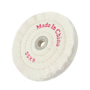 6 inch Cloth Buffing Polishing Wheel 1/2in Arbor Buffer Polish Grinder White Pad