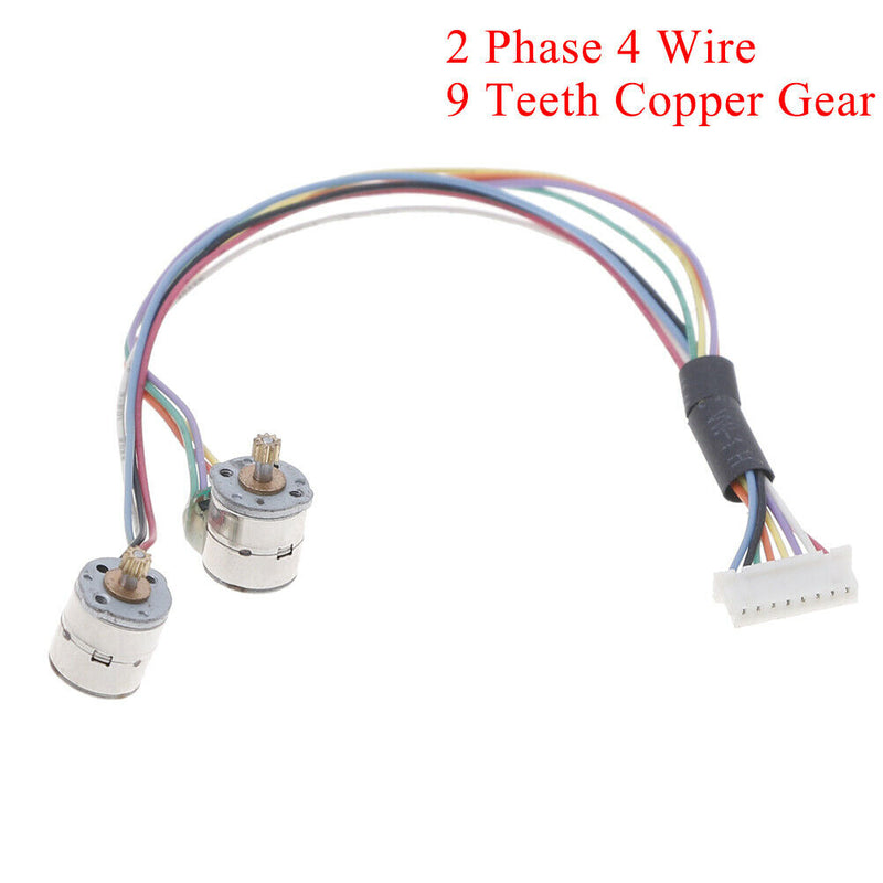 2-Phase 4-Wire mini 8mm stepper motor micro stepping motor copper gear ME