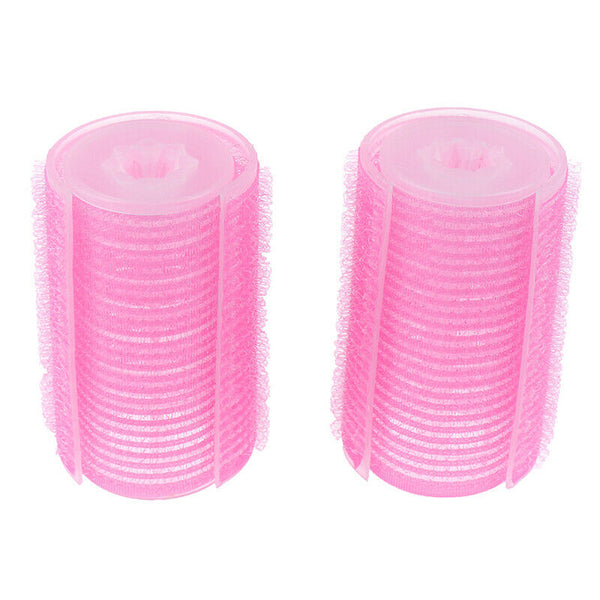 2Pcs DIY Hair Rollers Curlers Self Grip Holding Rollers Hairdressing CurlersBX