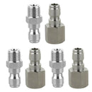 6-Pack Quick Release Connector Coupler Fitting for High Pressure Washer Gun &