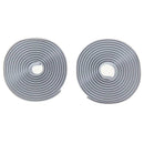 Cycling Cork Handlebar Tape Black + 2 Bar Plug Carbon fiber white