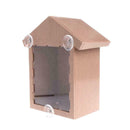 Bird House Window Birdhouse W/ Suction Cup Nests For Garden Bird Feeding M4Y4