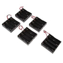 5 Pack 4 Slots X 3.7V  Case Holder DIY Plastic Storage Box