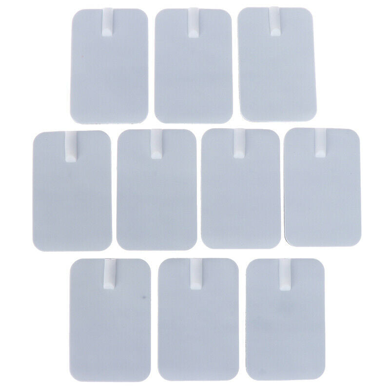 10Pcs 6*9cm Reusable Tens Machine Electrode Pads Body Massager Selfadhesive Pa3C