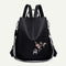 Oxford Women Backpack Casual School Bag Travel Anti-theft Knapsack (Pink)