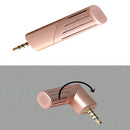 Mini Mic Condenser Microphone 90-degree Direction Adjustable for Youtube