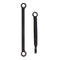 2x Black Steering Tie Rods Servo Link Linkage Accs for 1/10 RC WLtoys Cars