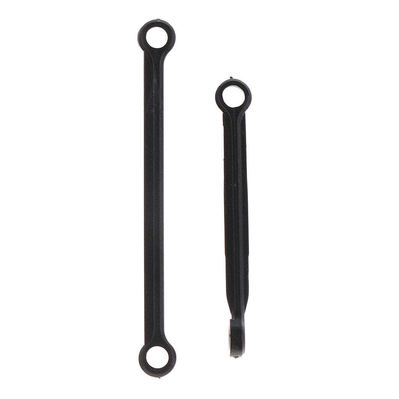 2x Black Steering Tie Rods Servo Link Linkage Accs for 1/10 RC WLtoys Cars
