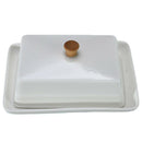 6Inch White Sushi Dish Fruit Cheese Plates Ceramic Butter Dish Compote Cuis H1D7