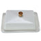 6Inch White Sushi Dish Fruit Cheese Plates Ceramic Butter Dish Compote Cuis H1D7