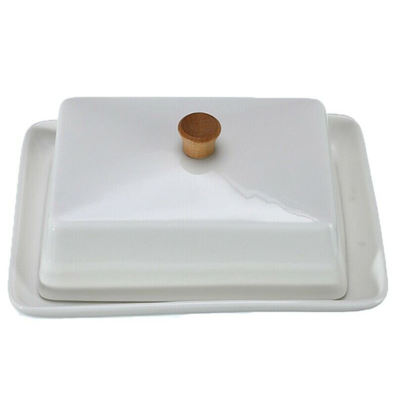 6Inch White Sushi Dish Fruit Cheese Plates Ceramic Butter Dish Compote Cuis H1D7
