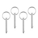 Stainless steel Quick Release 5x51mm Pin Bimini Boat Marine Pin Detent Rng