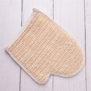1X exfoliating bath glove natural sisal shower sponge cleansing body scrub FU