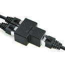 RJ45 Splitter Adapter 1 to 2 Ways Dual Female Connector Ethernet Cable LAN Port