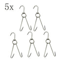 5Pieces Stainless Steel Hanging Meat Hook -Butcher, Farmer,Chef Meat Hook