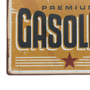 Metal Tin Sign Poster Plaque Cafe DIY Plate Man Cave Wall Decor -GASOLINE