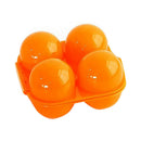 4X(Camping Egg Box Plastic Egg Box Egg Storage Box Portable Egg Box 4 Egg BF1F2)