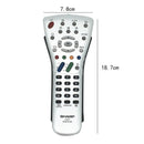 3X(Ga387Wjsa Smart Remote Control for Sharp Lcd Tv Ga085Wjsa Ga406Wjsa Ga43