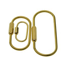 3pcs Small/Medium/Big Screw Lock Key Chain Key  Clasp Bag Buckles