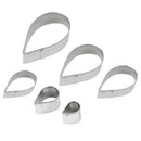 6pcs/set Rose Petal Mold Mould for Cake Decor Fondant Sugarcraft Cutter Tool