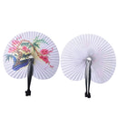 Paper Folding Chinese Oriental Floral Hand Fans Wedding Favours Table Favor JR