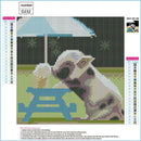 5D DIY Full Drill Diamond Painting Pig Cross Stitch Embroidery Kit (1)